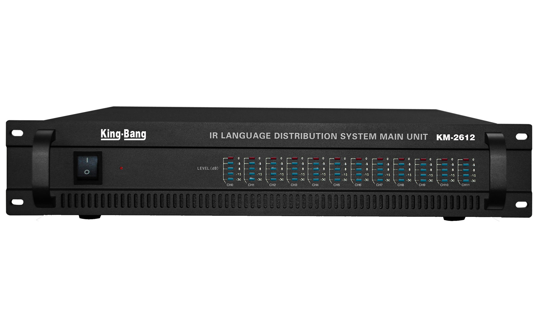 12路同聲傳譯發射主機KM-2612