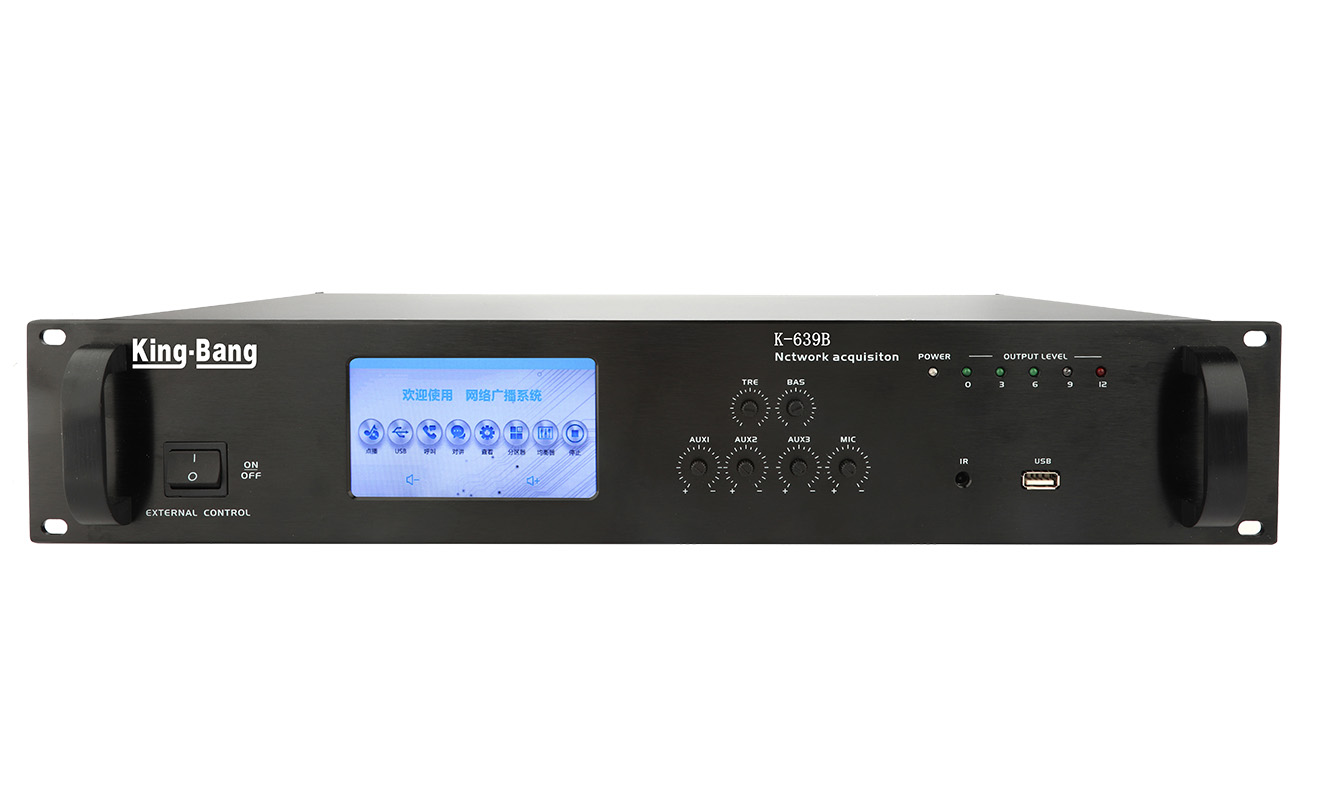 4.3英寸IP網絡機架編碼器（觸屏版）K-639B